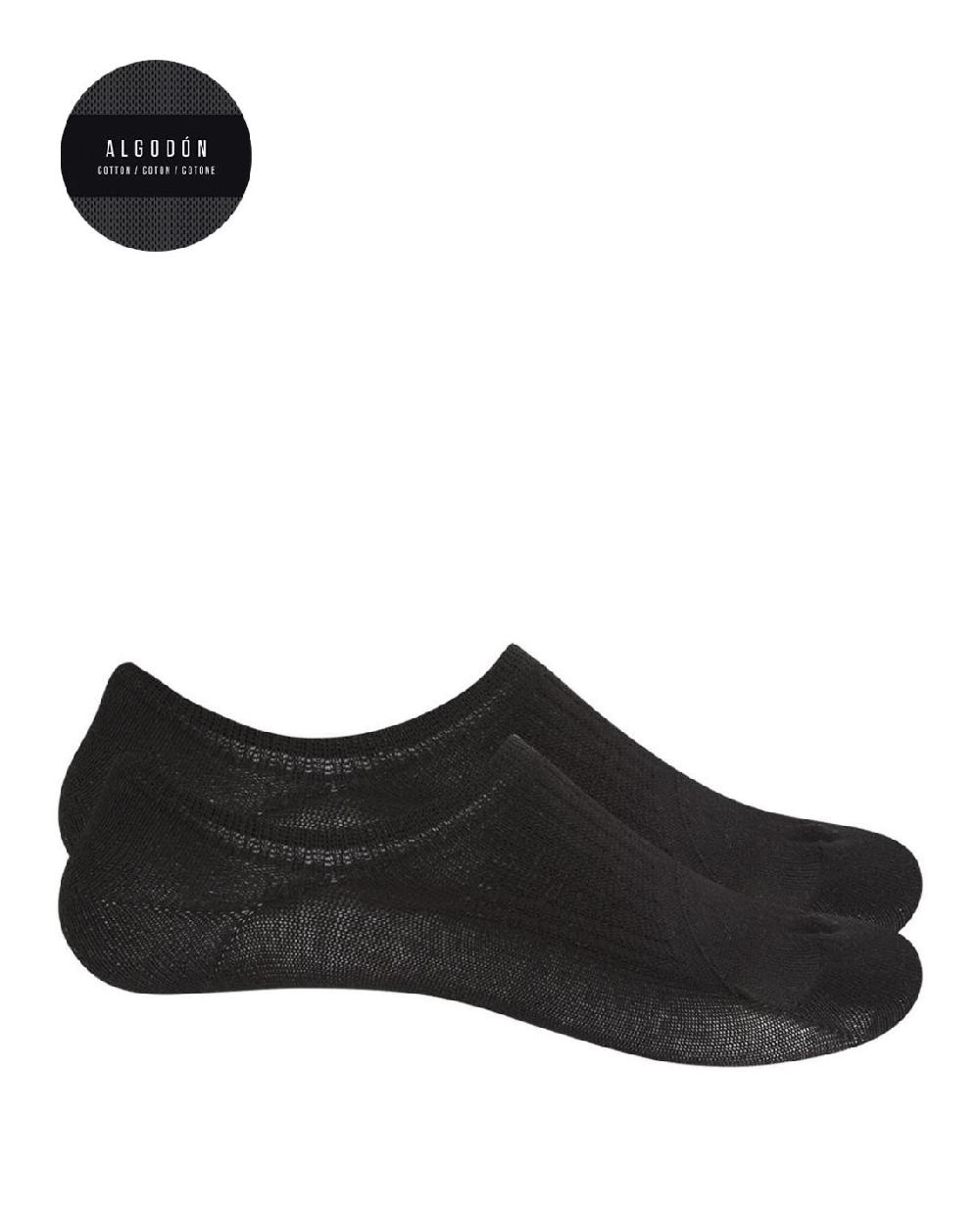 punto blanco Pack de 2 calcetines invisibles lisos