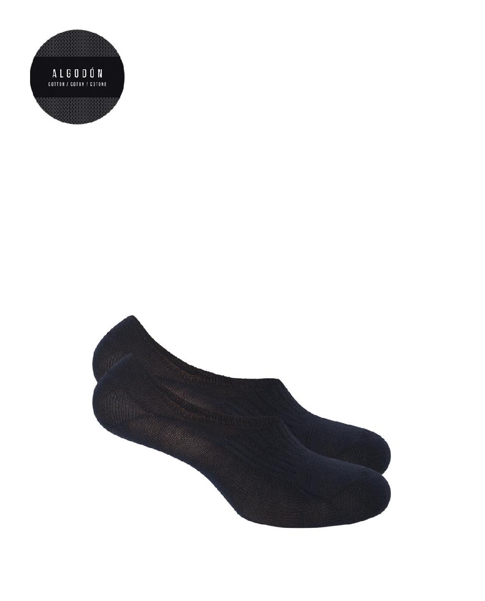 punto blanco Pack de 2 calcetines invisibles lisos