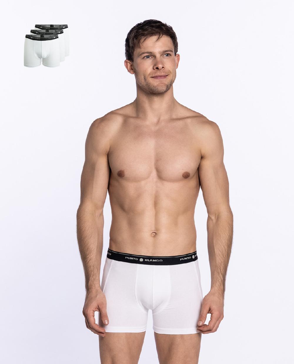 punto blanco Pack de 3 Bóxers Basix
