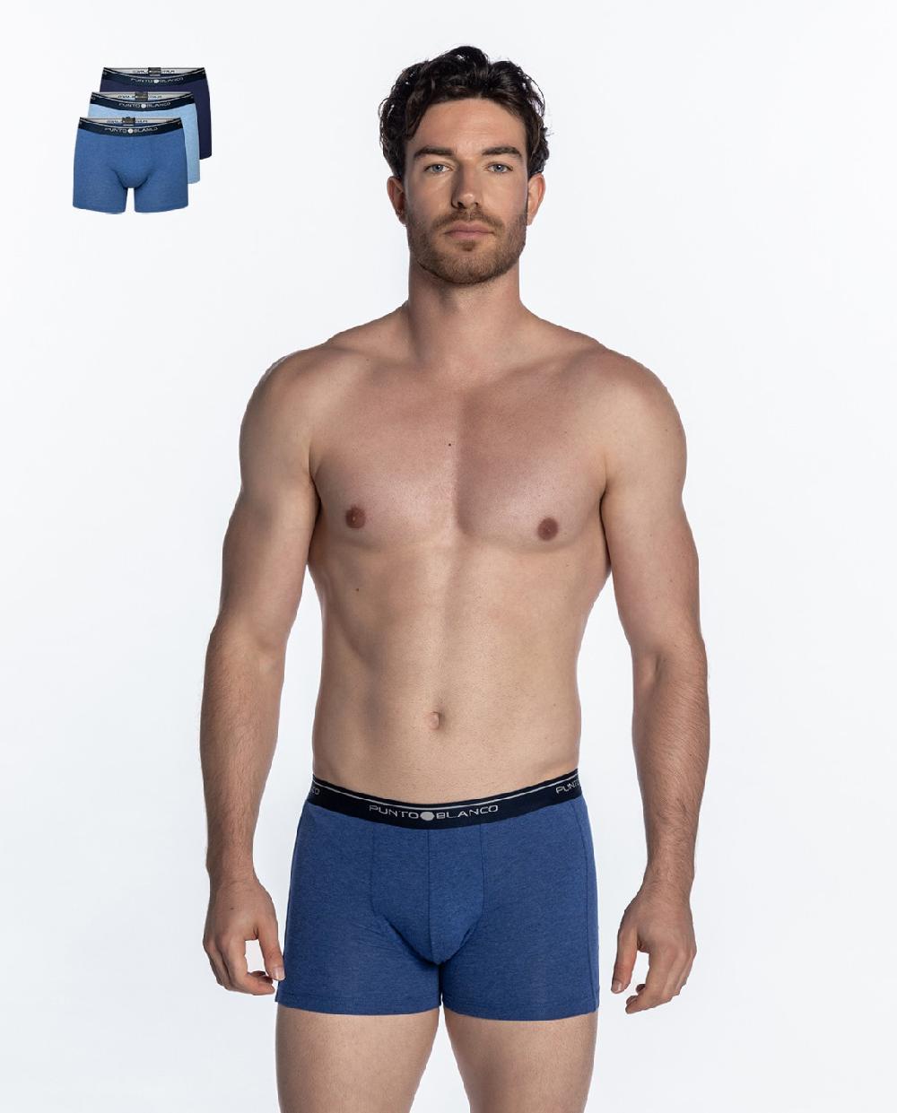 punto blanco Pack de 3 Bóxers Basix