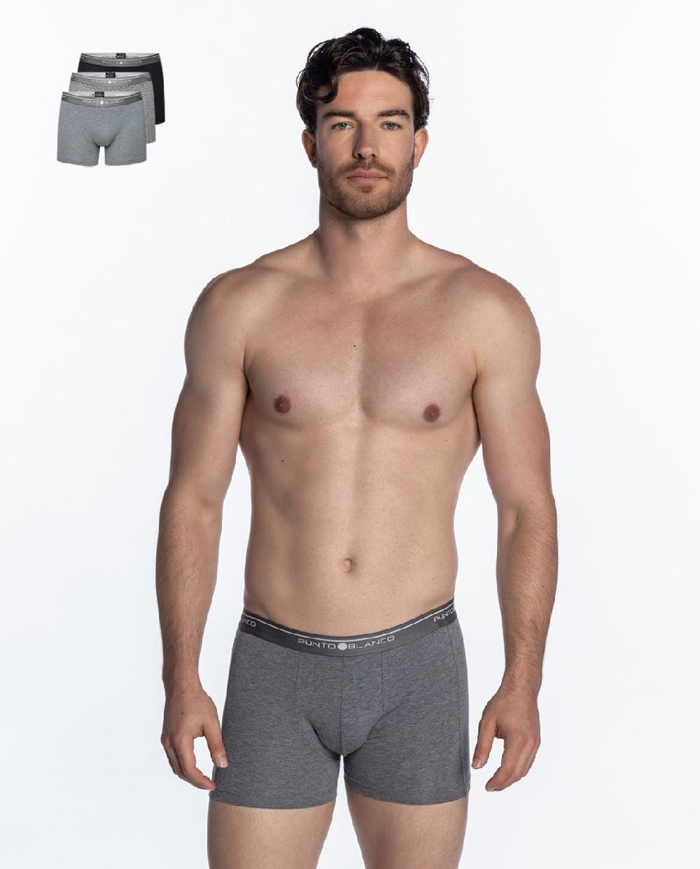 punto blanco Pack de 3 Bóxers Basix