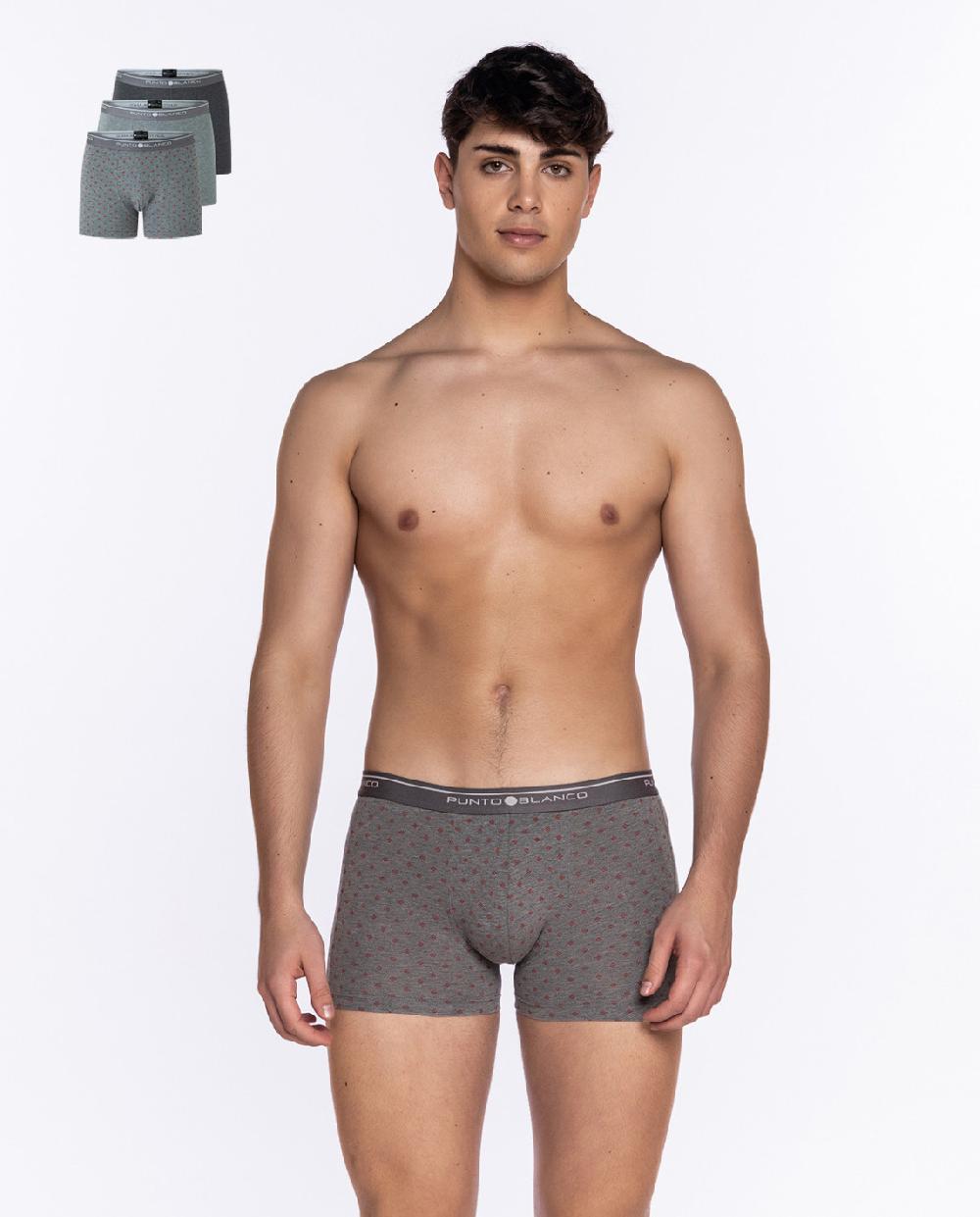 punto blanco Pack de 3 Bóxers Basix