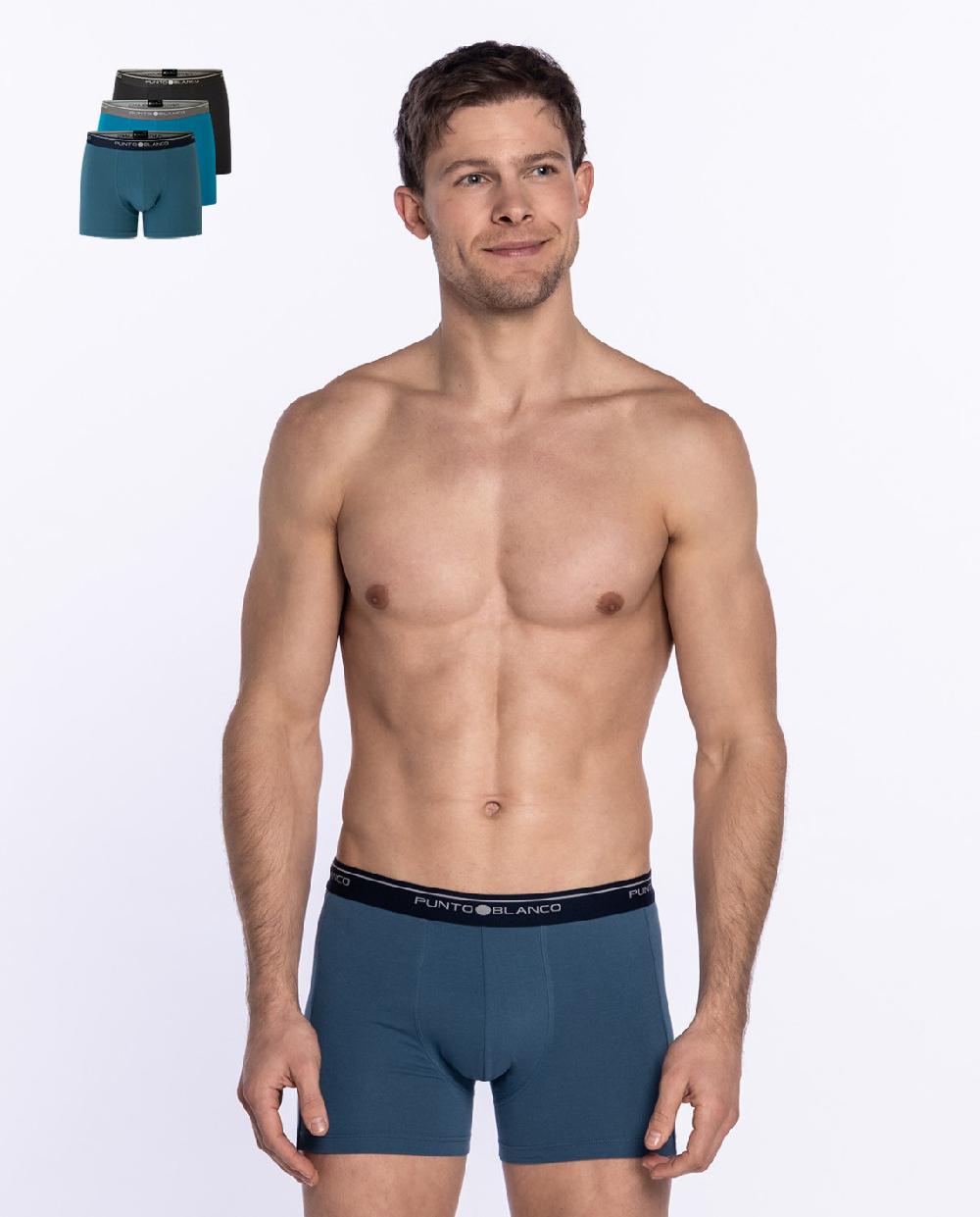 punto blanco Pack de 3 Bóxers Basix