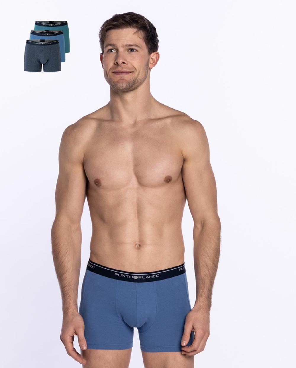 punto blanco Pack de 3 Bóxers Basix