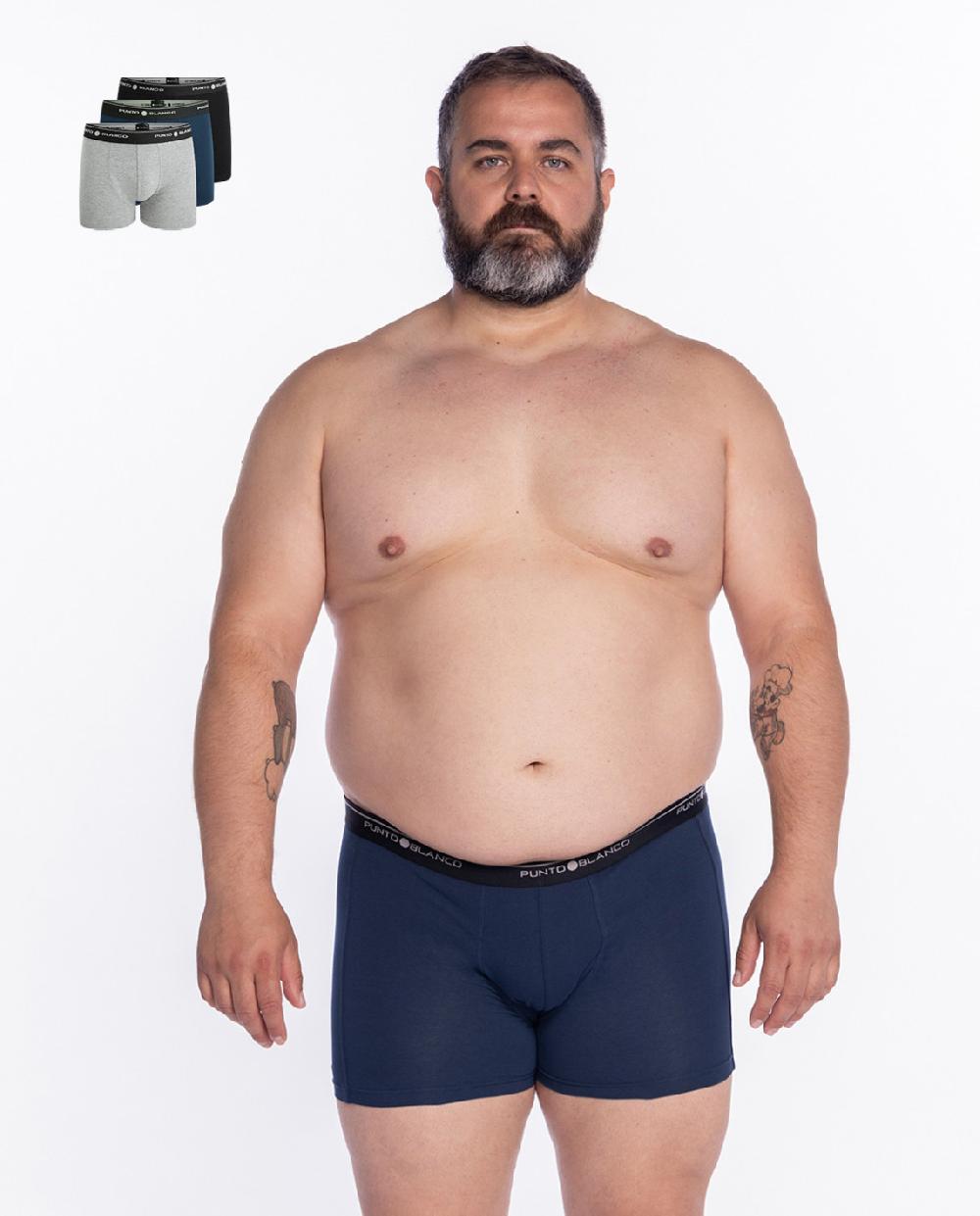 punto blanco Pack de 3 Bóxers Basix