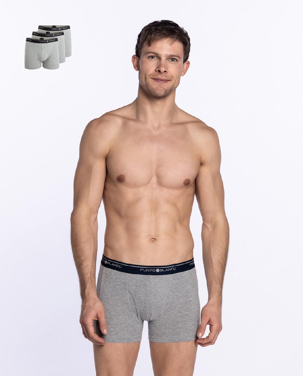 punto blanco Pack de 3 Bóxers Basix