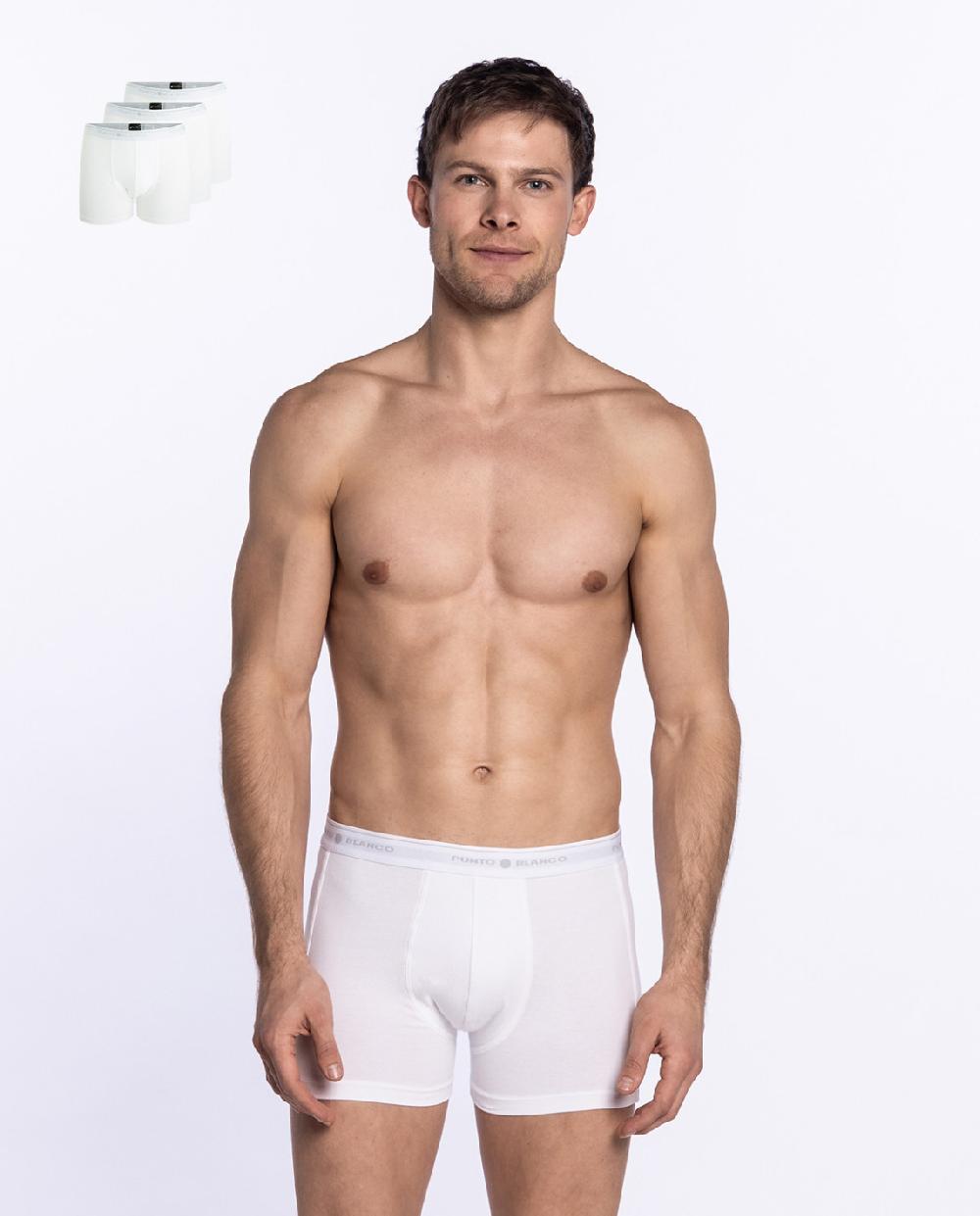punto blanco Pack de 3 Bóxers Basix