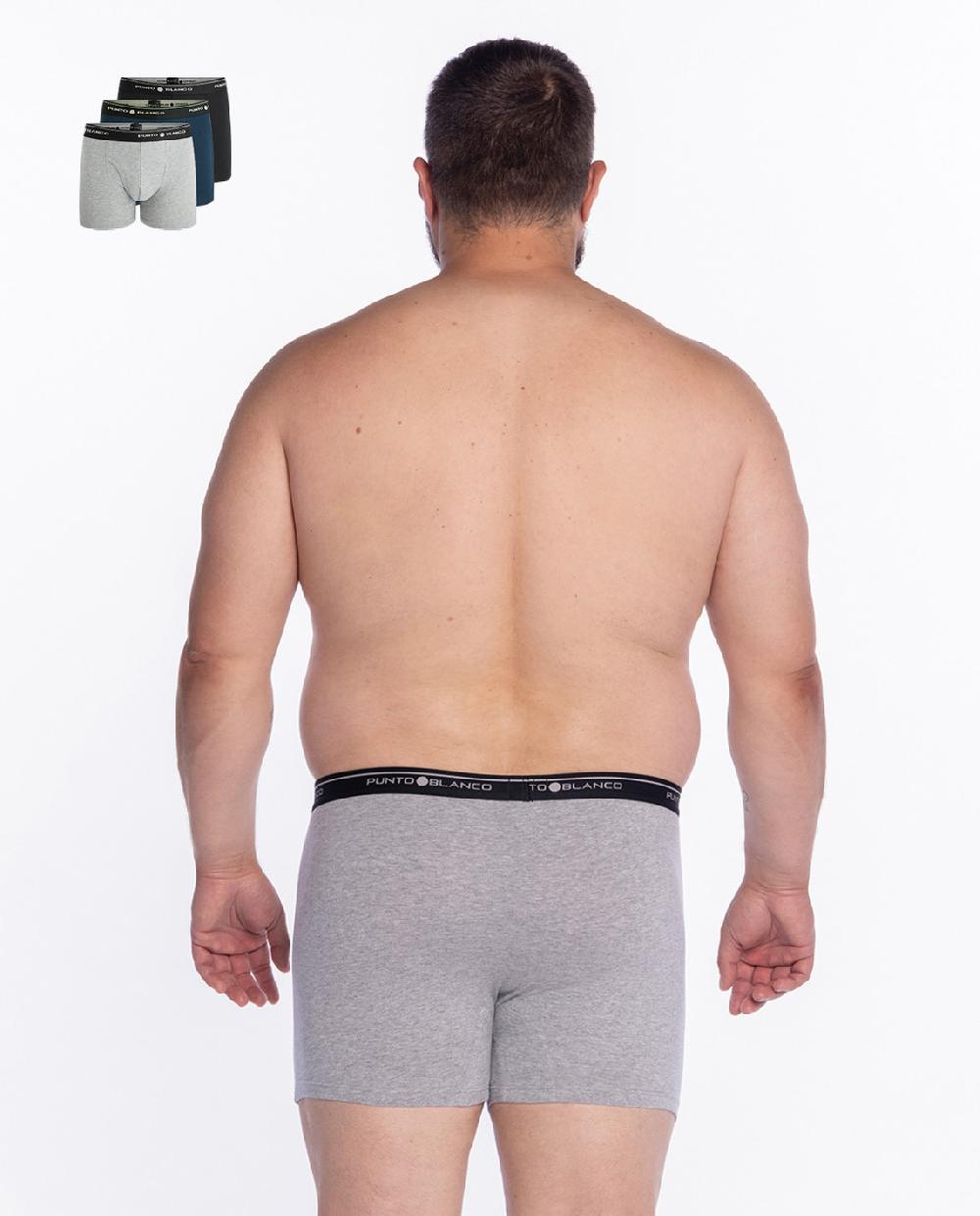 Punto Blanco Pack De 3 Bóxers Basix Con Abertura