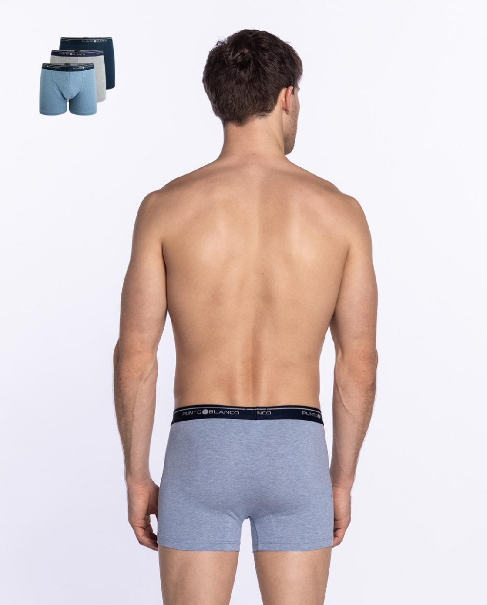 Punto Blanco Pack De 3 Bóxers Basix Con Abertura