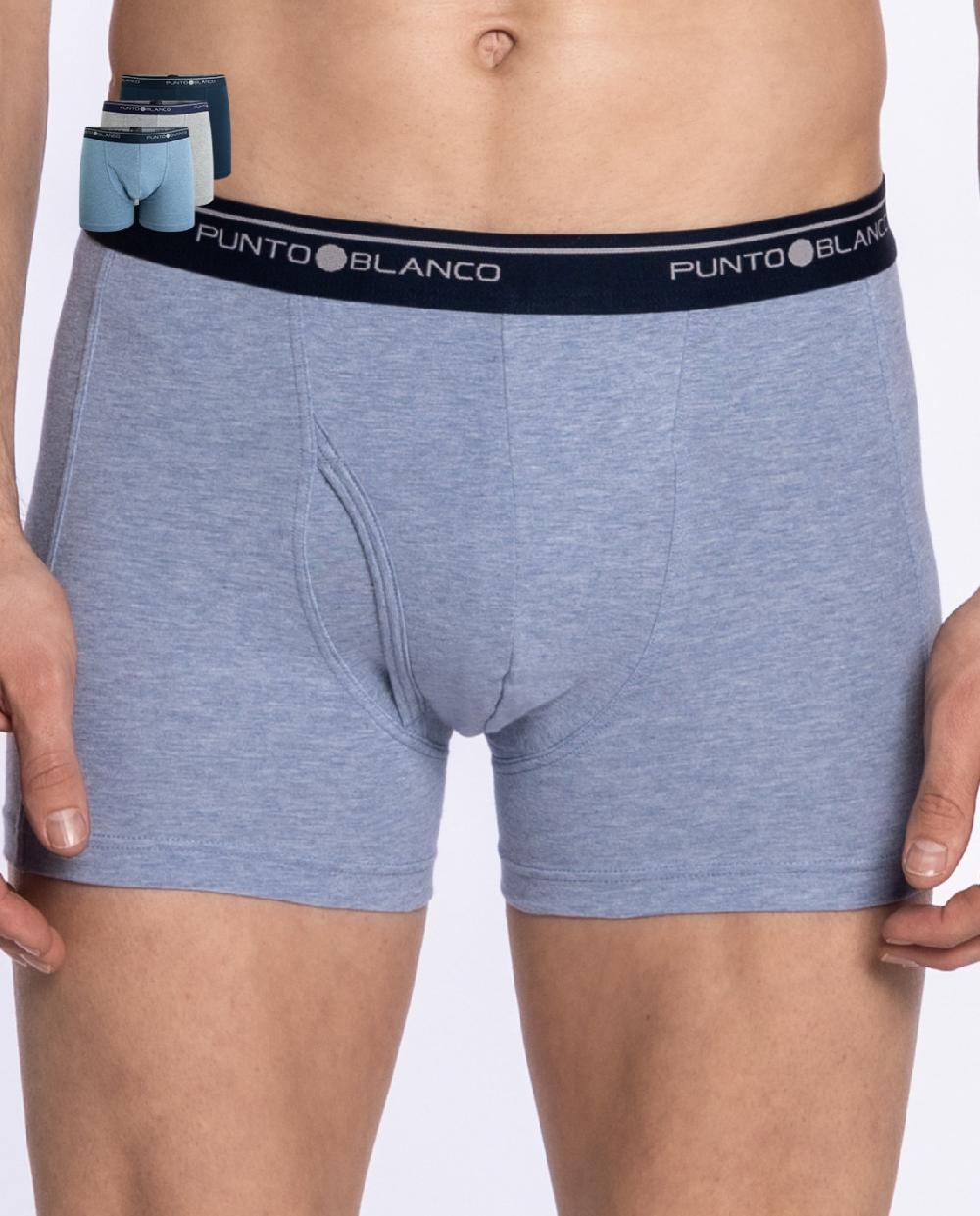 Punto Blanco Pack De 3 Bóxers Basix Con Abertura