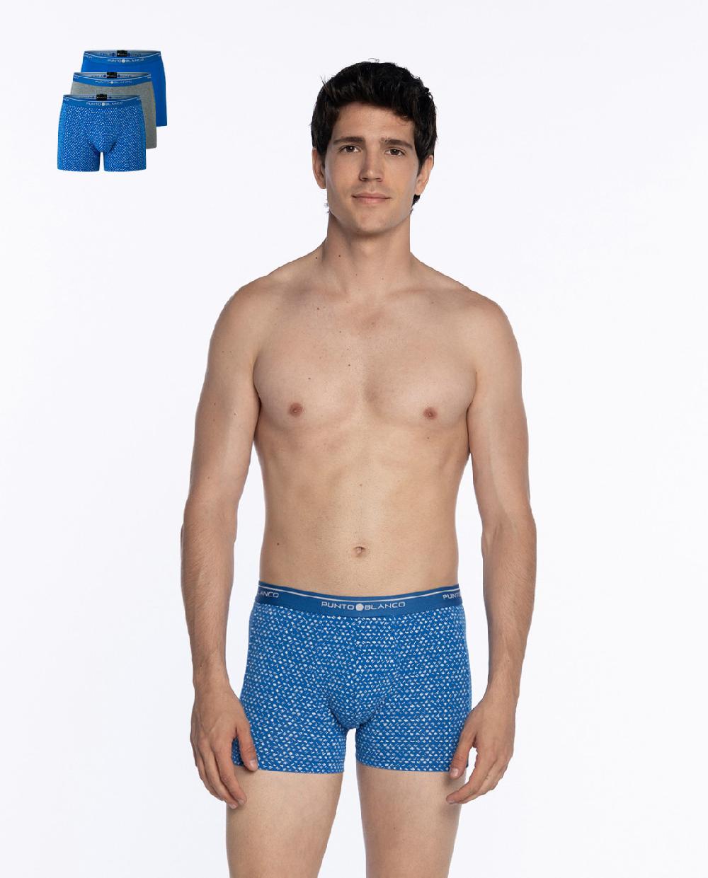 punto blanco Pack de 3 Bóxers Basix