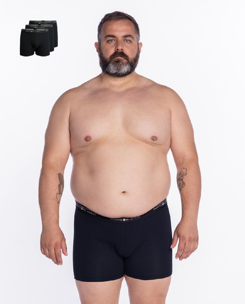 punto blanco Pack de 3 Bóxers Basix