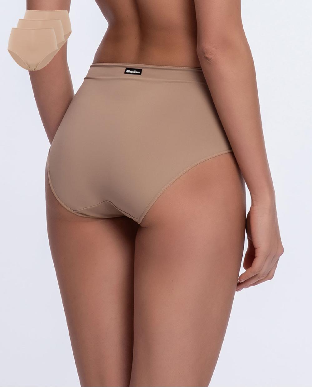 Punto Blanco Pack De 3 Brief Alto De Microfibra