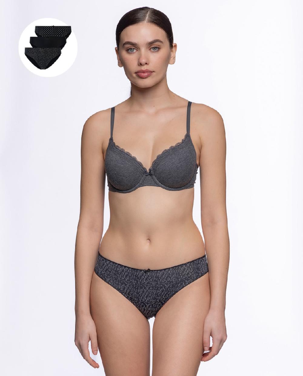 Punto Blanco Pack De 3 Brief De Microfibra