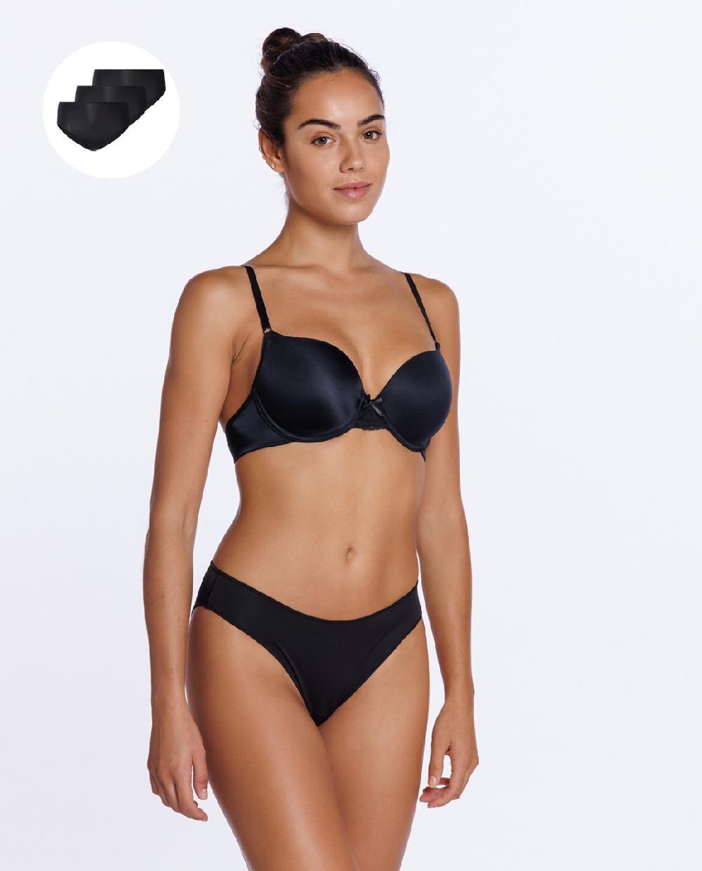 Punto Blanco Pack De 3 Brief De Microfibra