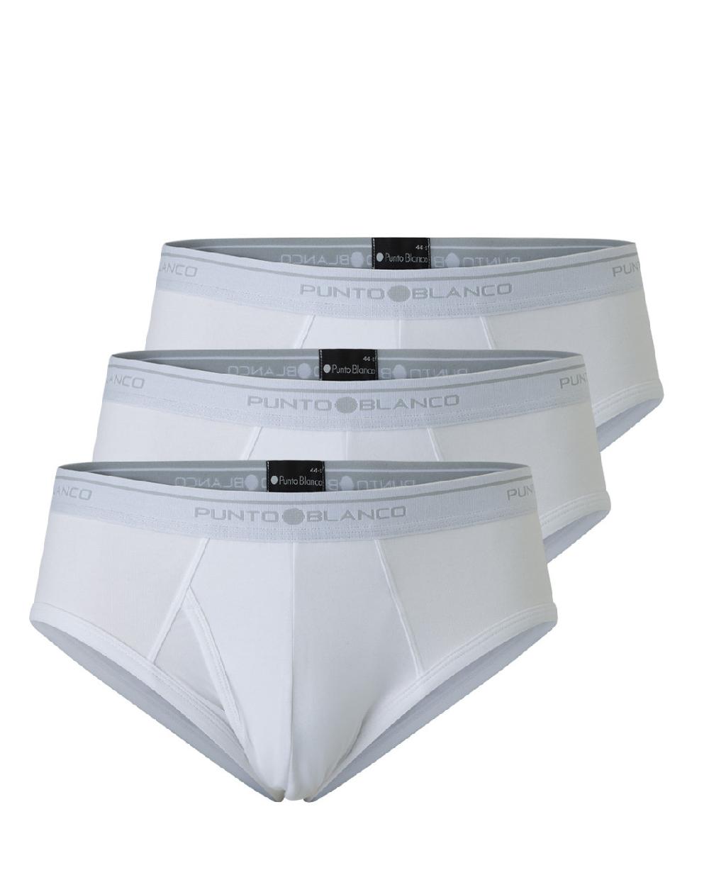 Punto Blanco Pack De 3 Slips Basix Con Abertura