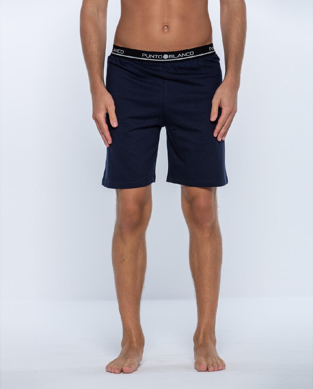 punto blanco Pantalón corto goma vista Basix