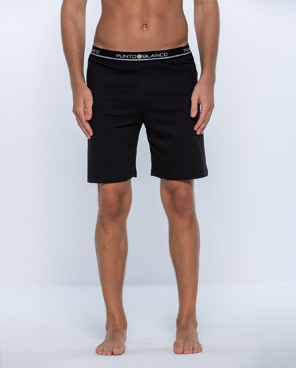 punto blanco Pantalón corto goma vista Basix