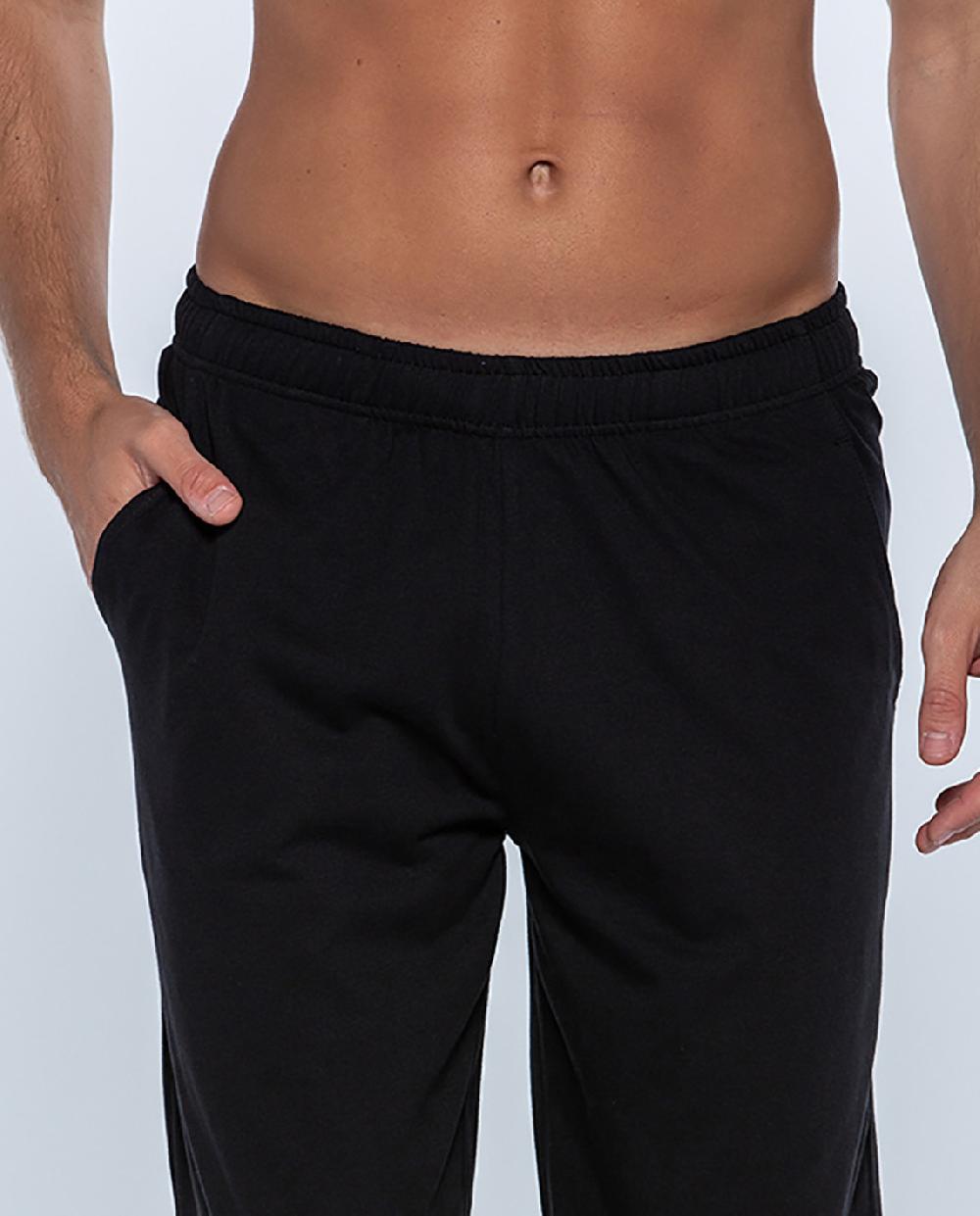 Punto Blanco Pantalón Largo De Algodón Basix