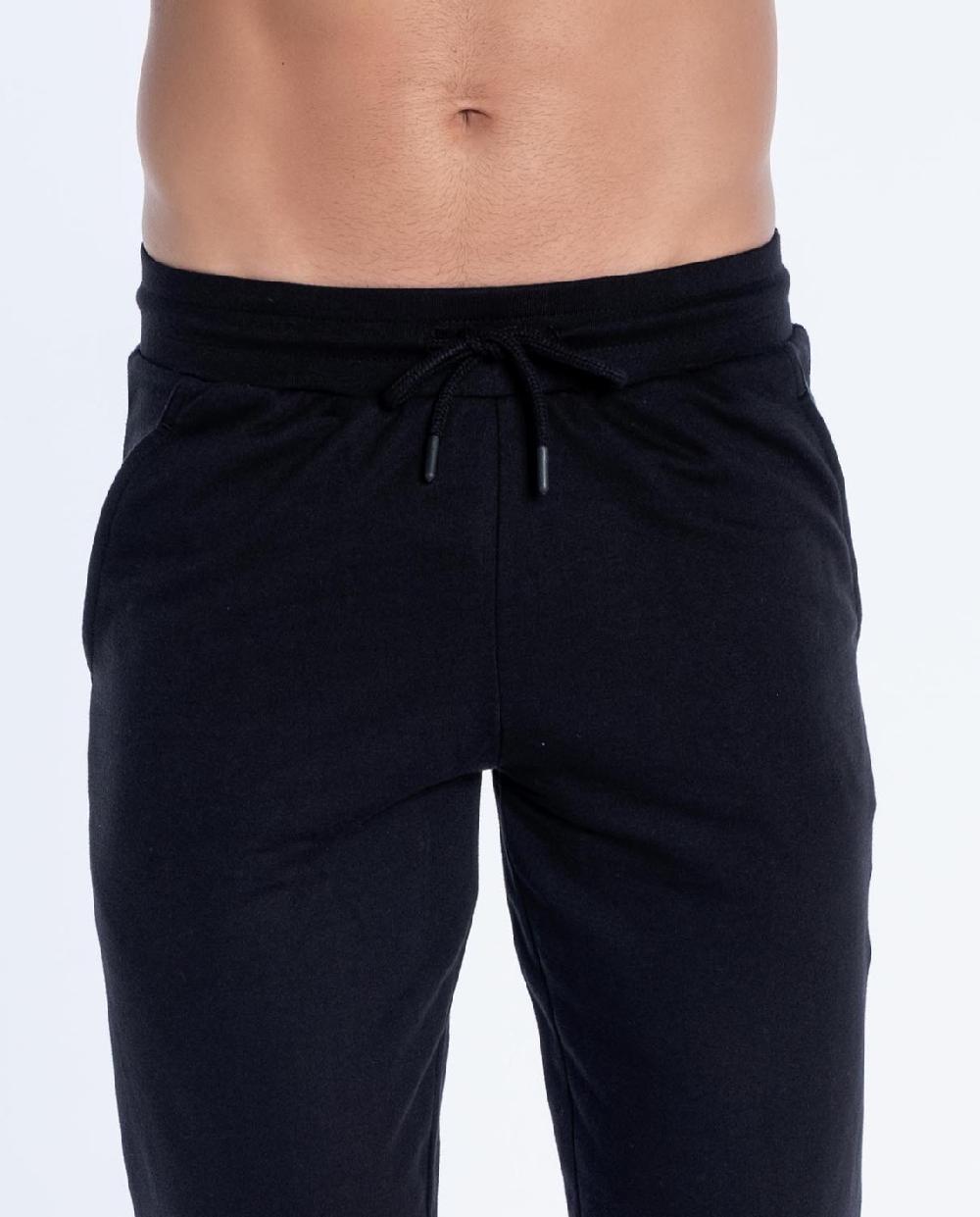 Punto Blanco Pantalón Largo De Felpa Algodón Basix