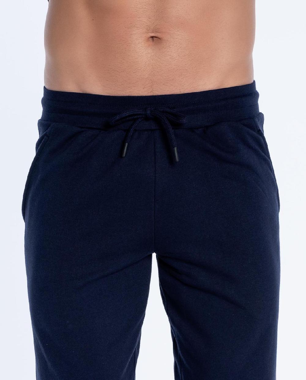 Punto Blanco Pantalón Largo De Felpa Algodón Basix