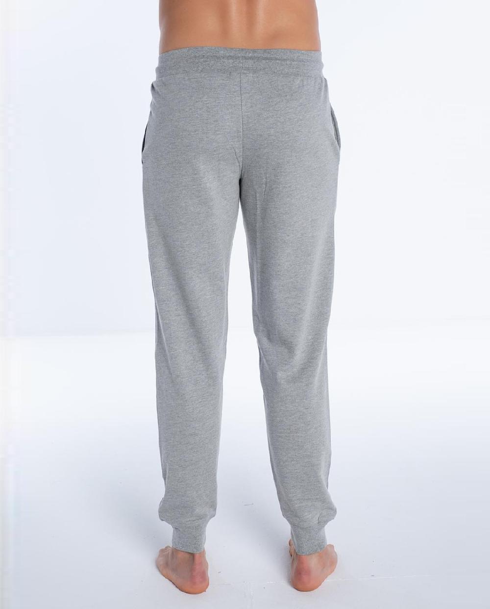 Punto Blanco Pantalón Largo De Felpa Algodón Basix