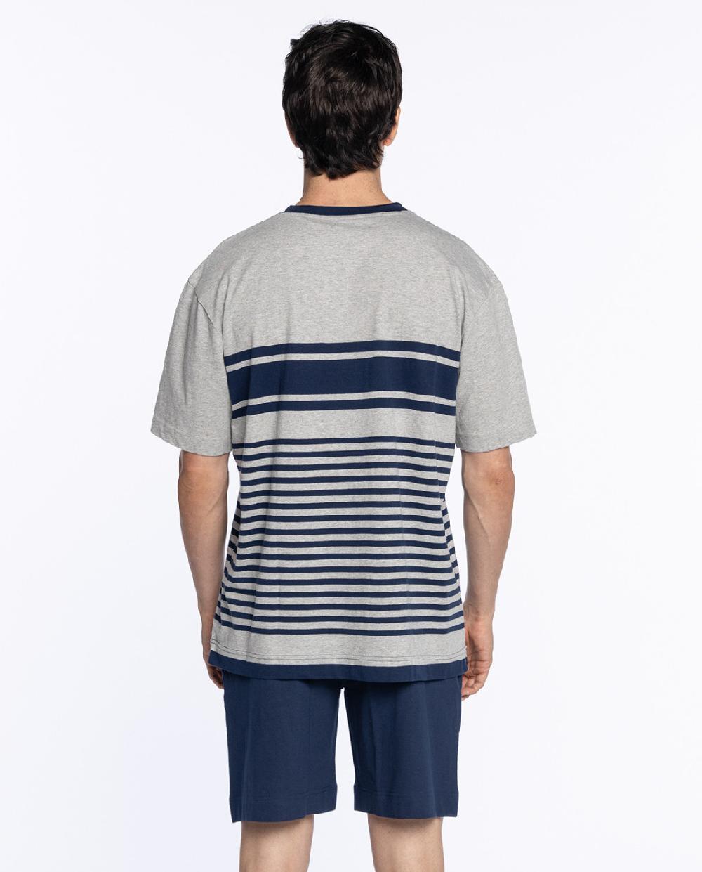 Punto Blanco Pijama Corto De Algodón Moonlight