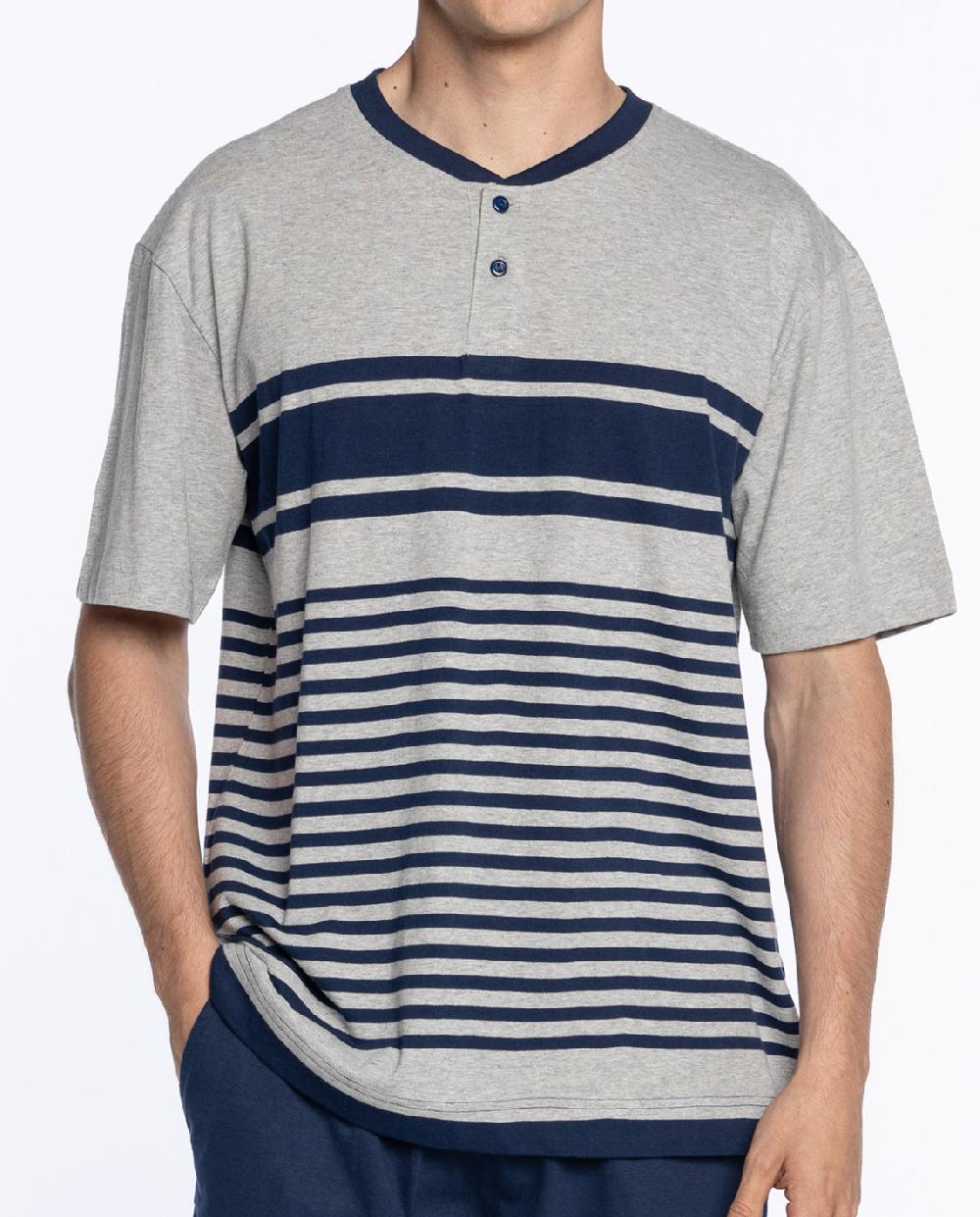 Punto Blanco Pijama Corto De Algodón Moonlight