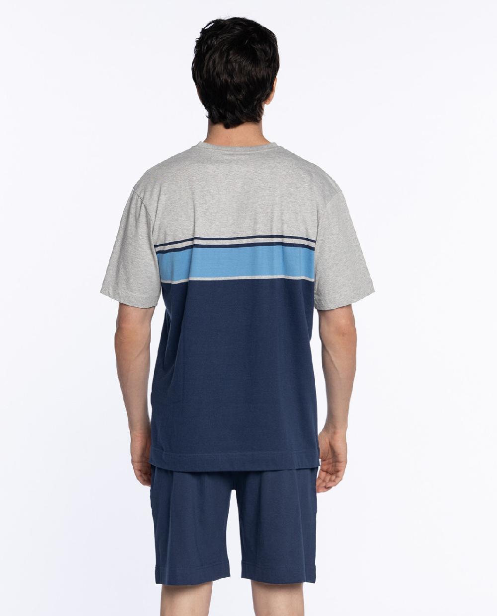 Punto Blanco Pijama Corto De Algodón Moonlight