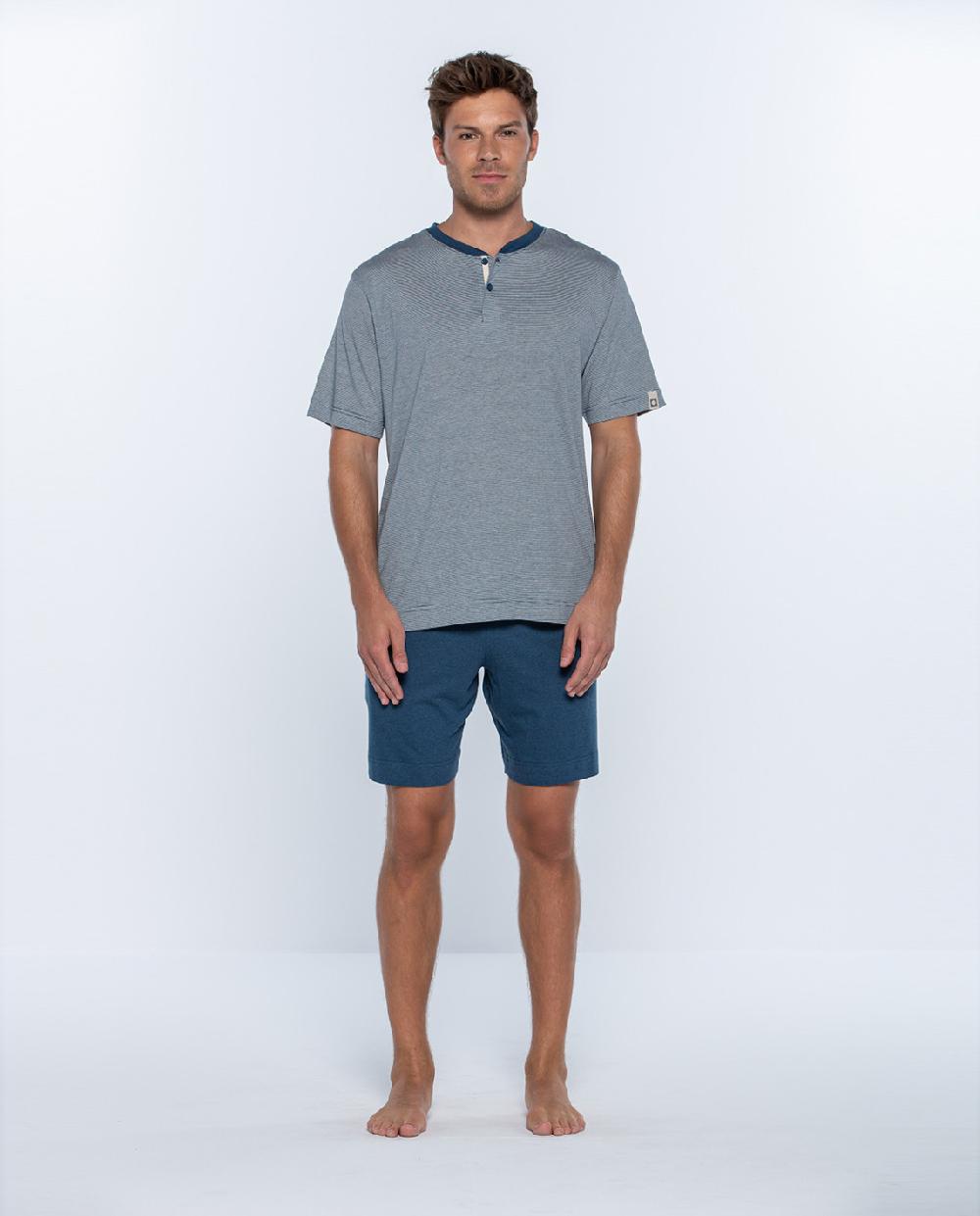 Punto Blanco Pijama Corto De Bambú Bionix