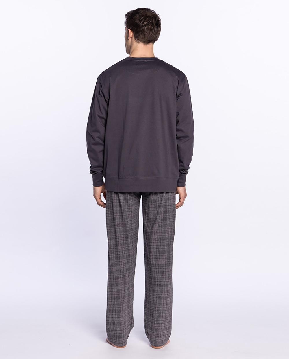 Punto Blanco Pijama Largo De Algodón Frosty