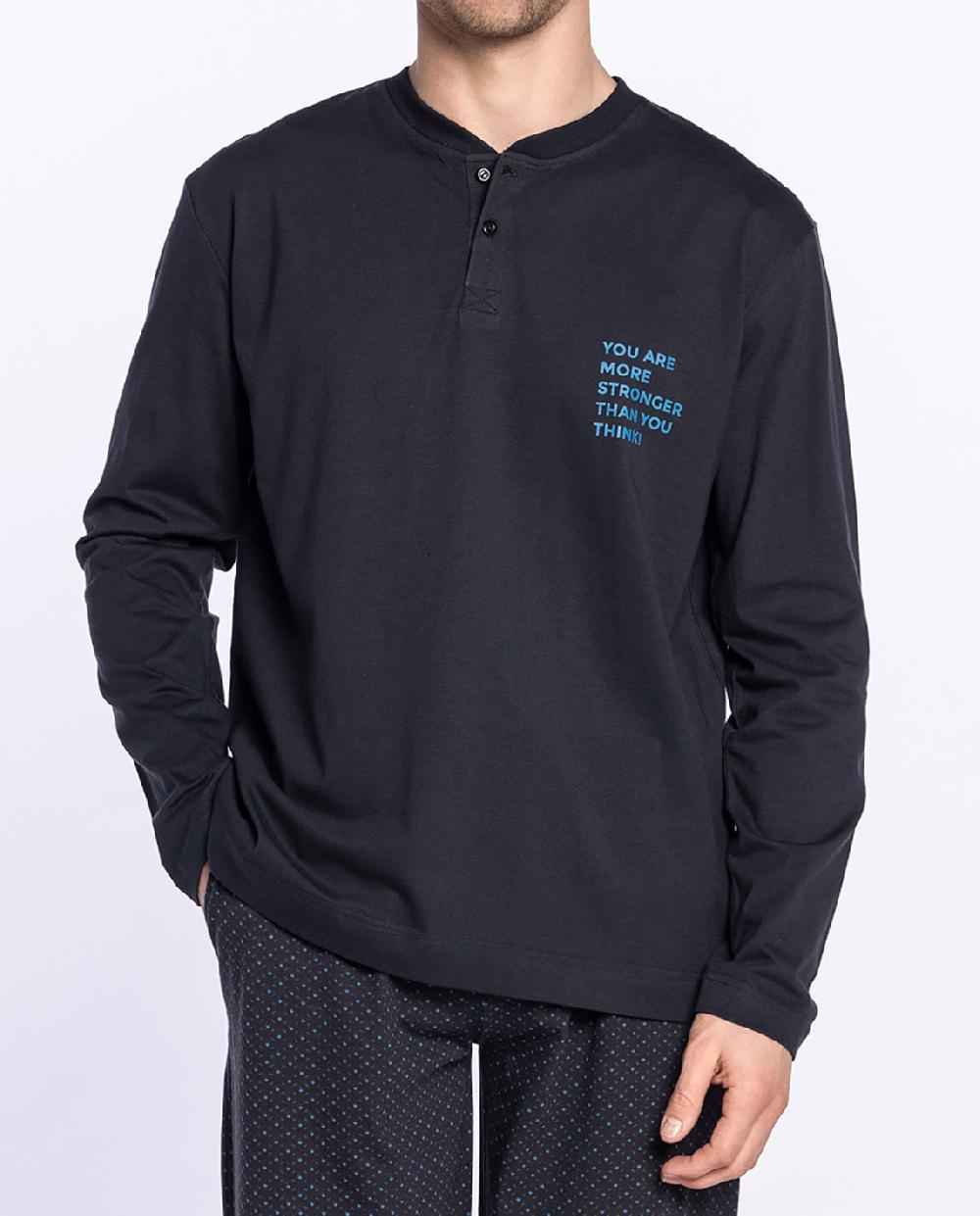 Punto Blanco Pijama Largo De Algodón Rainy