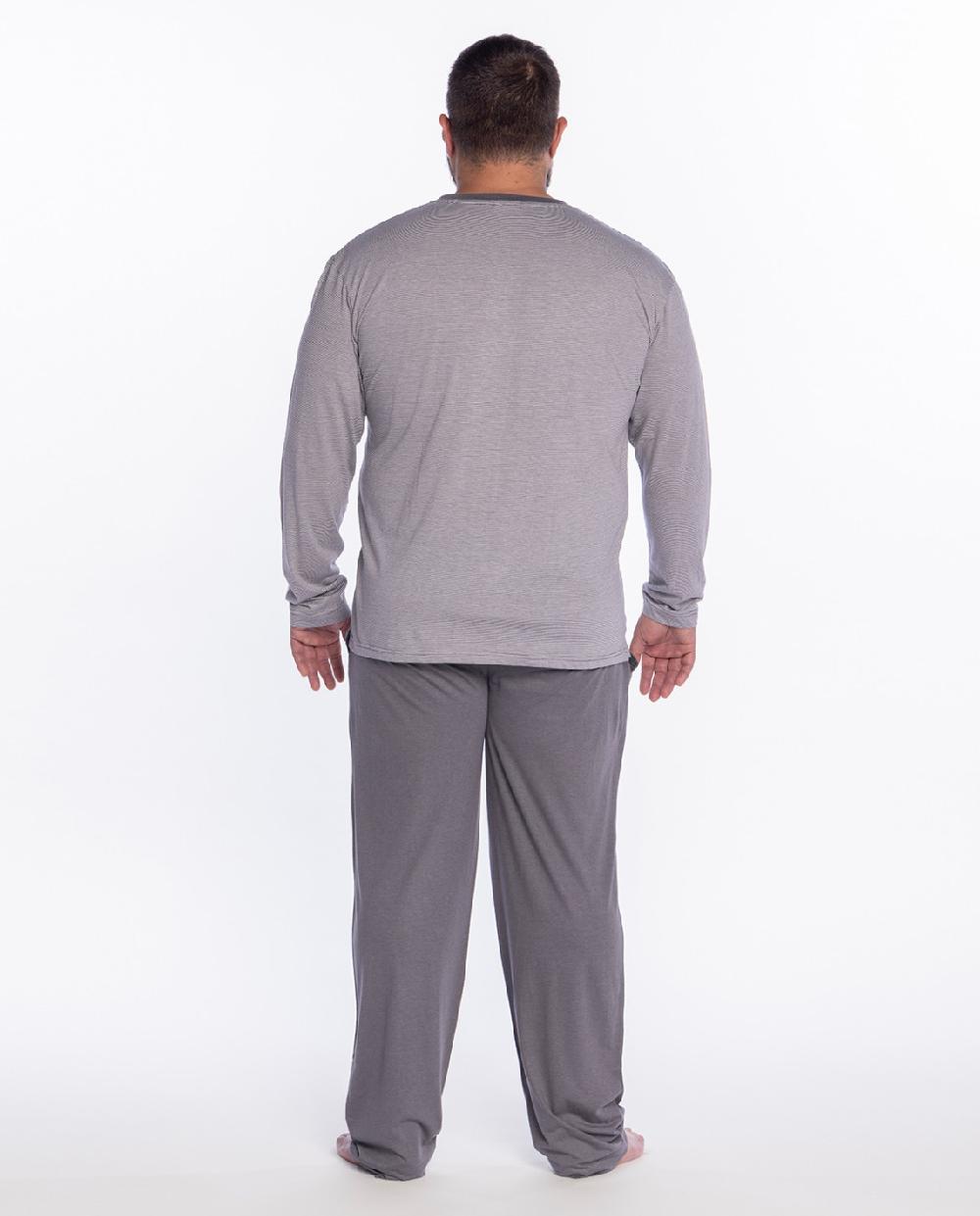 Punto Blanco Pijama Largo De Bambú Bionix