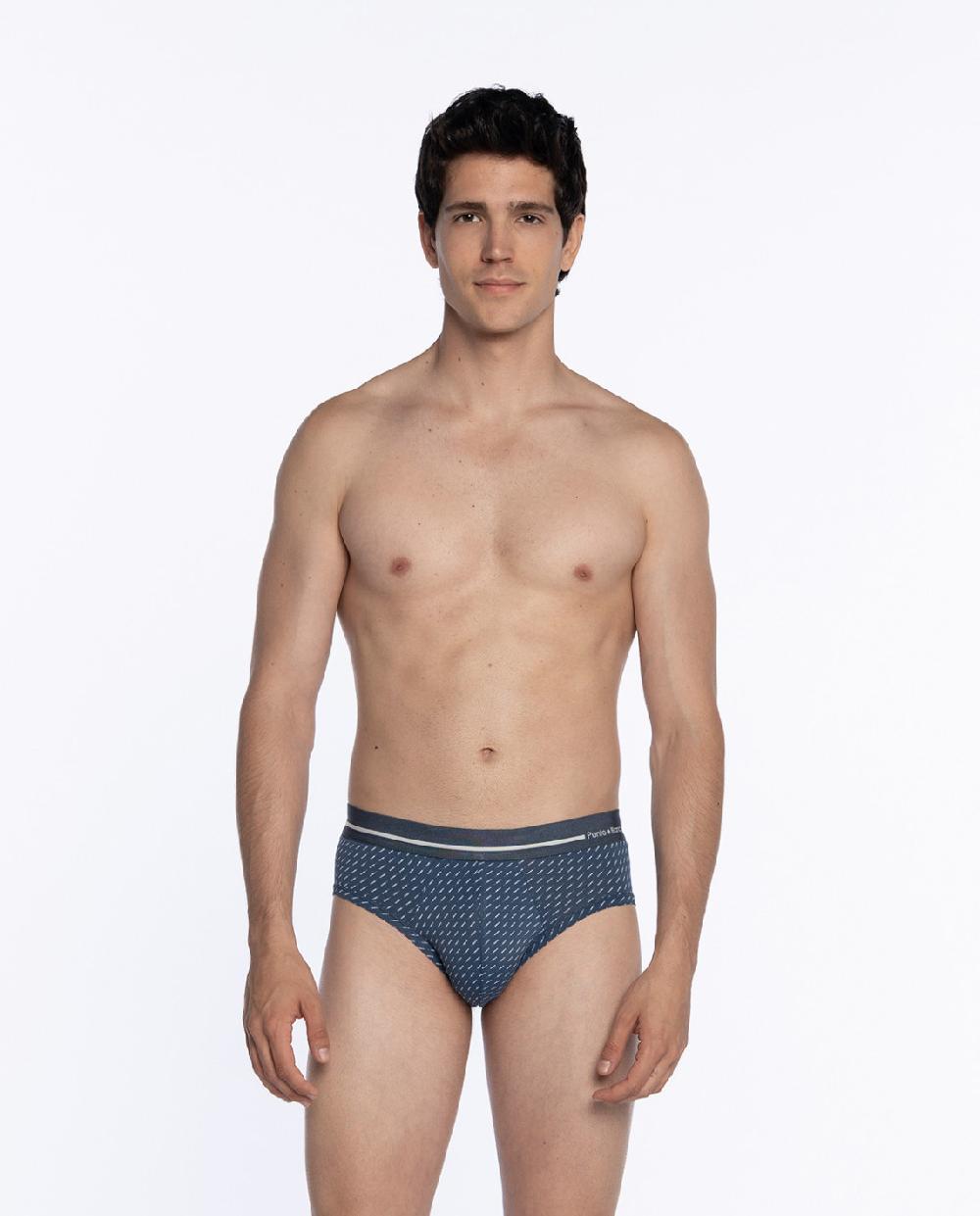 punto blanco Slip de microfibra Deep