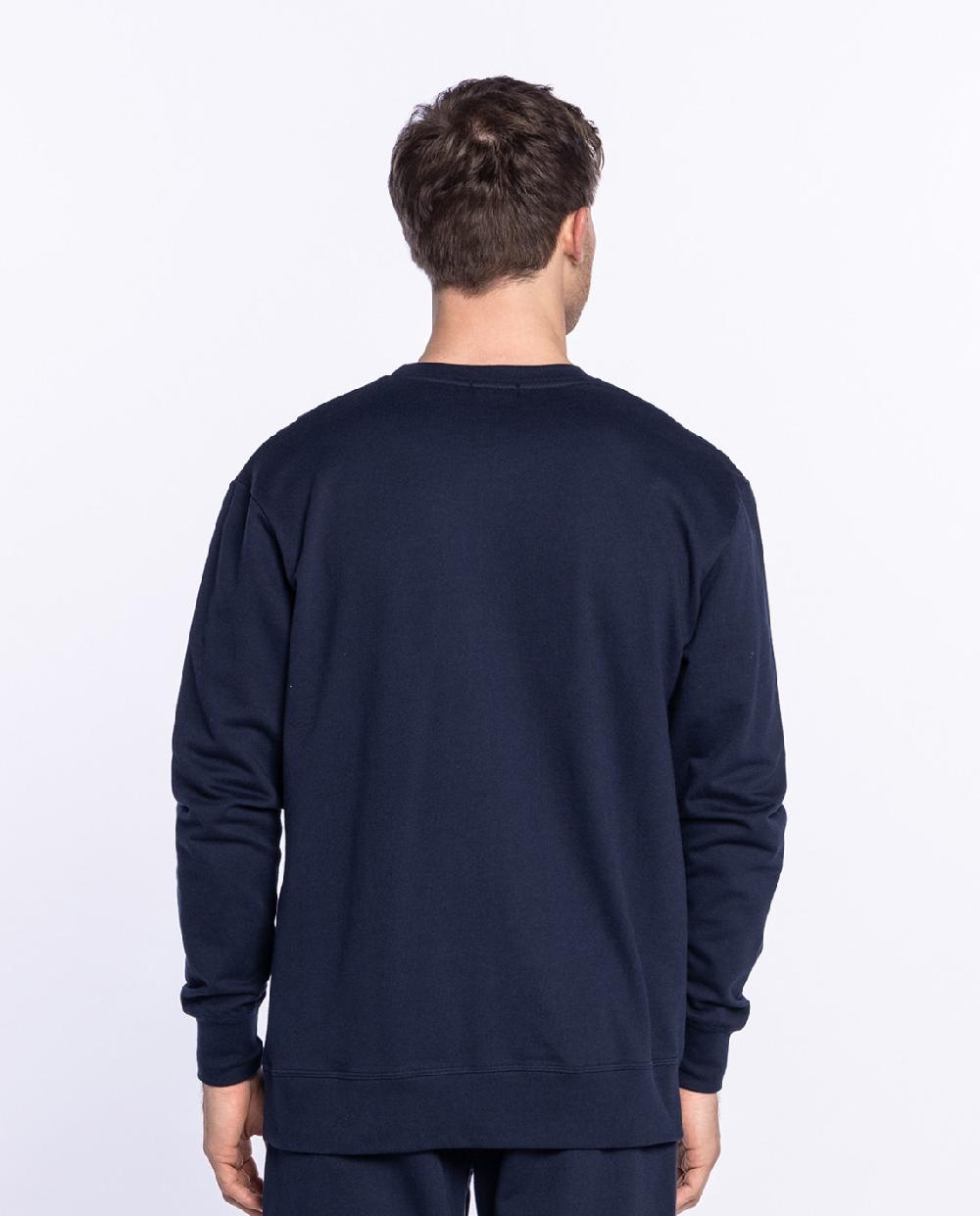 Punto Blanco Sudadera De Felpa Algodón Basix