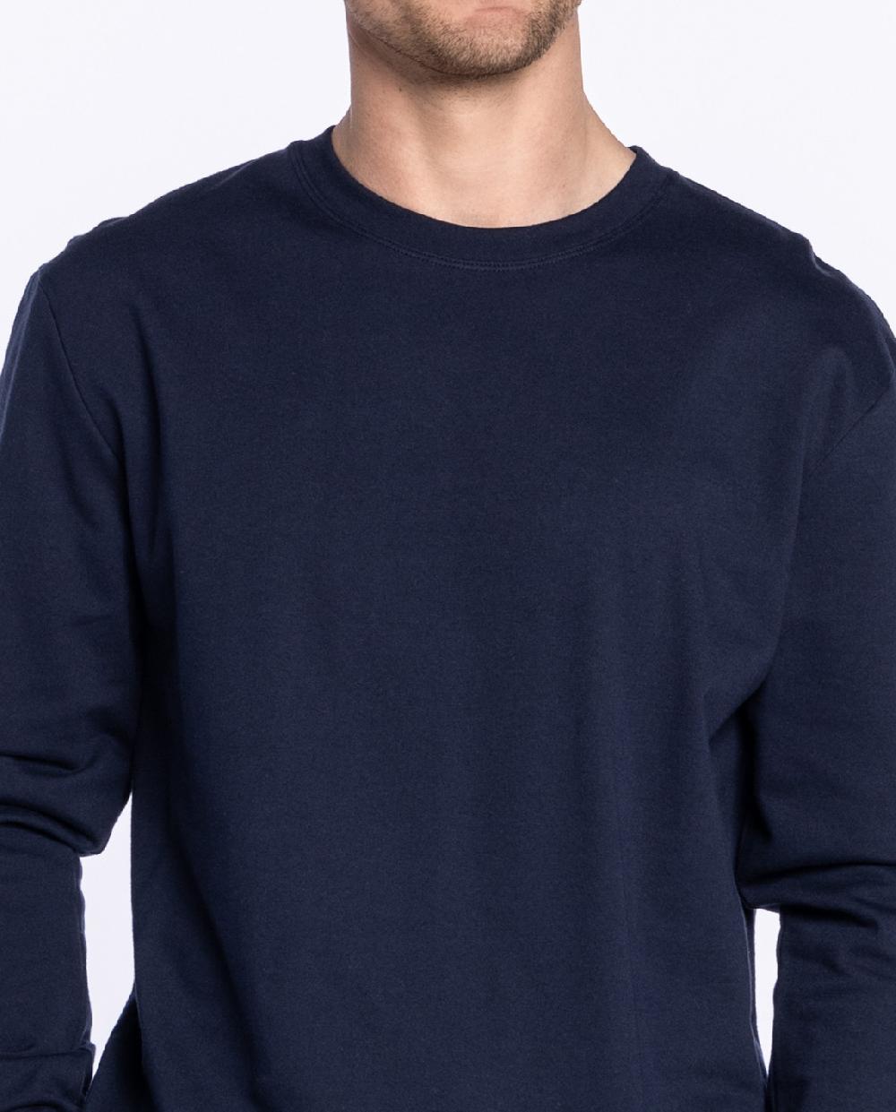 Punto Blanco Sudadera De Felpa Algodón Basix