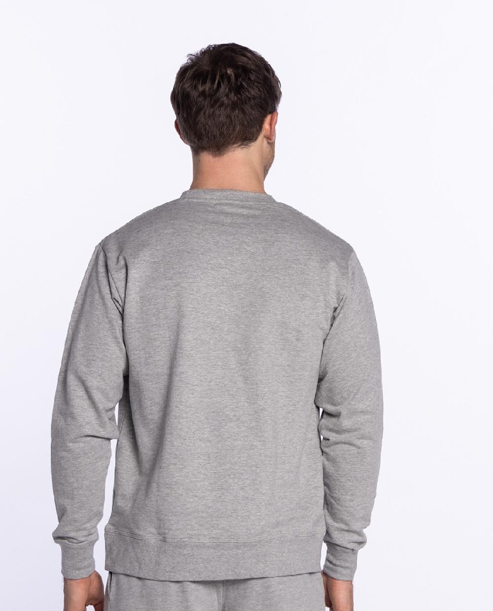 Punto Blanco Sudadera De Felpa Algodón Basix