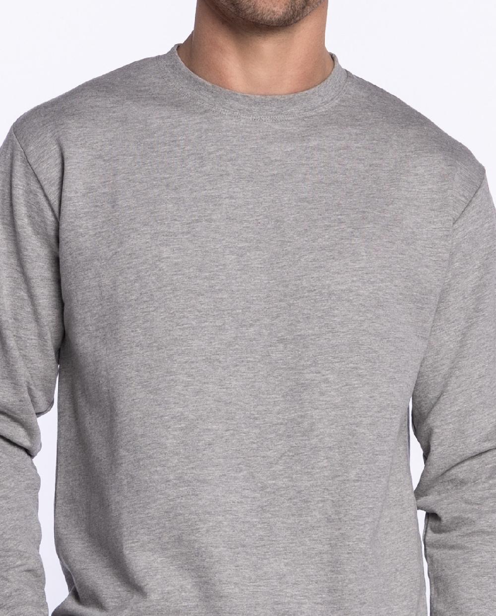 Punto Blanco Sudadera De Felpa Algodón Basix