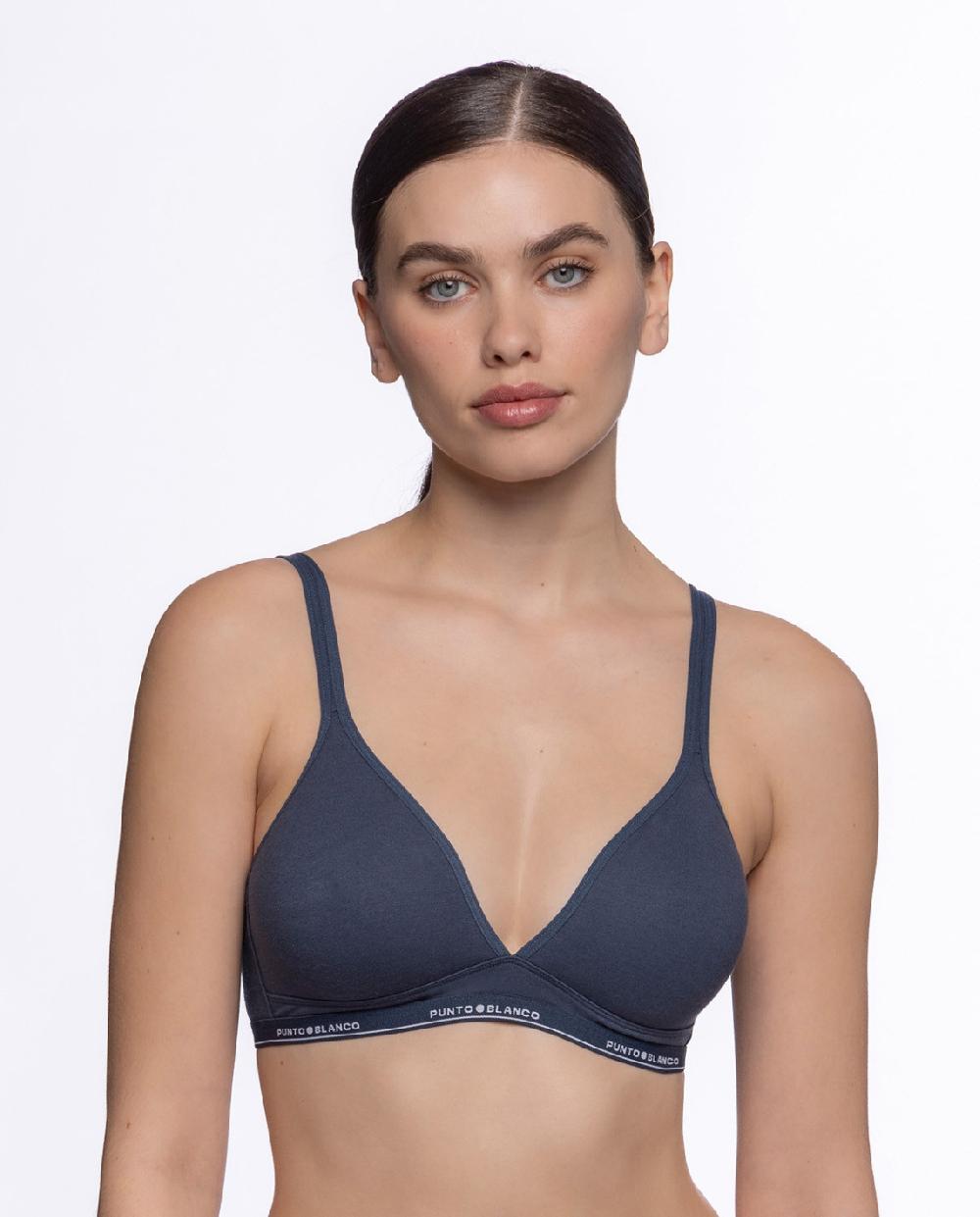 punto blanco Sujetador sin foam Basix