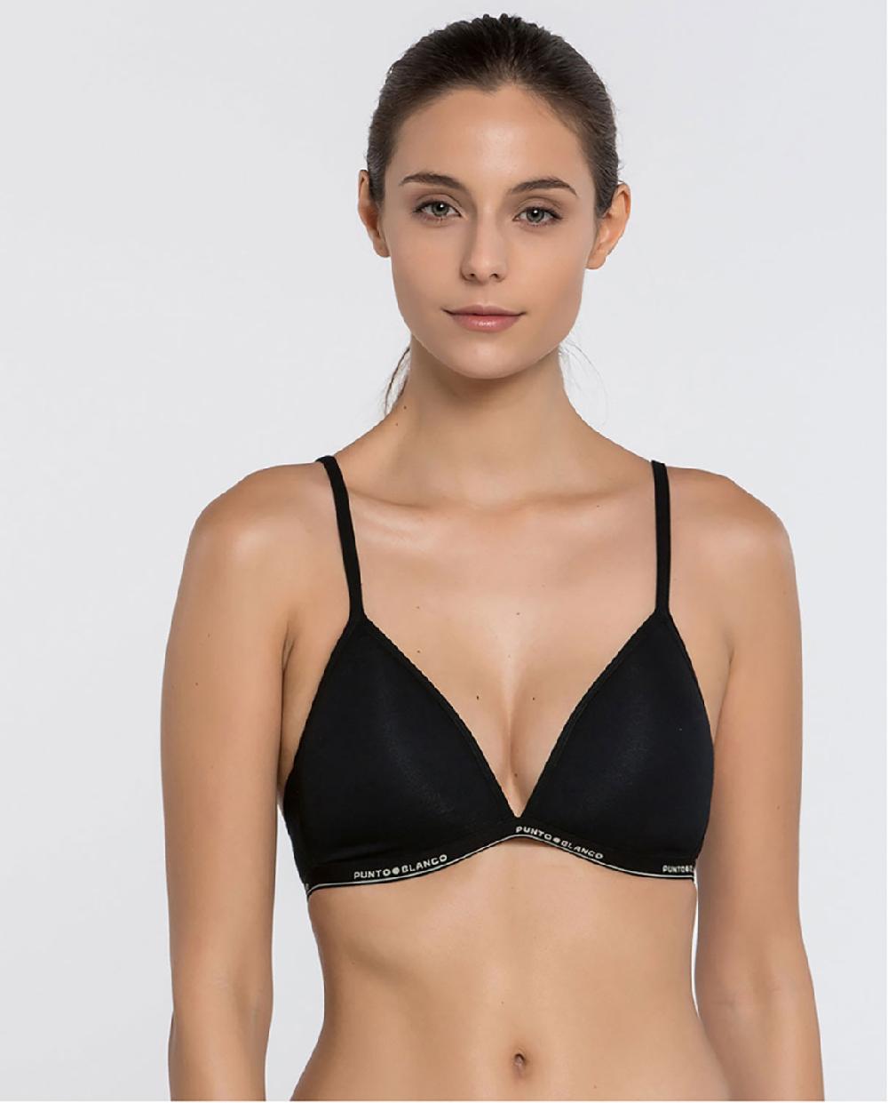 punto blanco Sujetador triángulo foam Basix