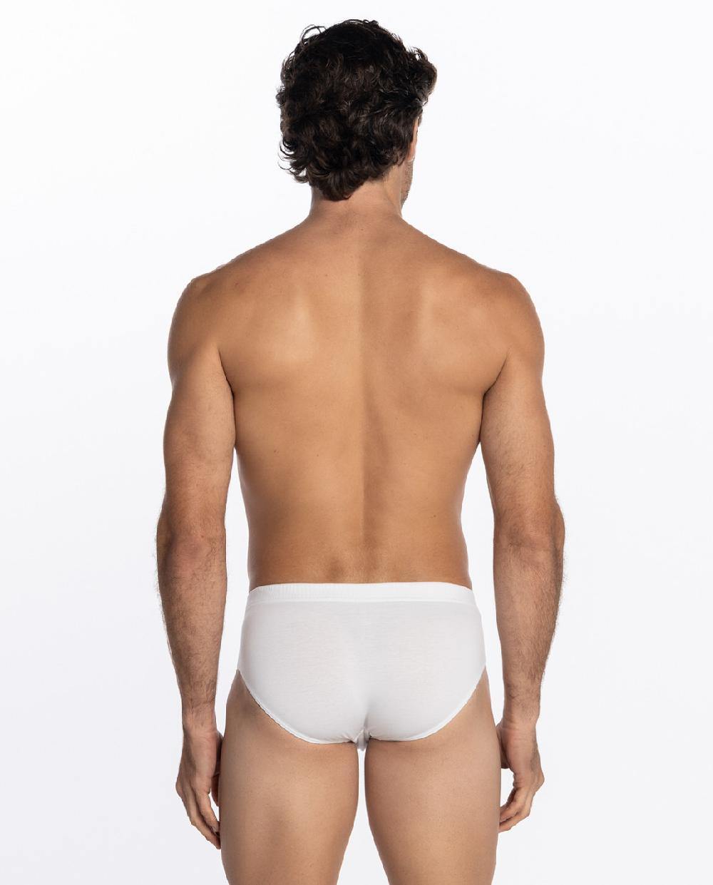 Punto Blanco Slip De Algodón De Hilo De Escocia - Luxury