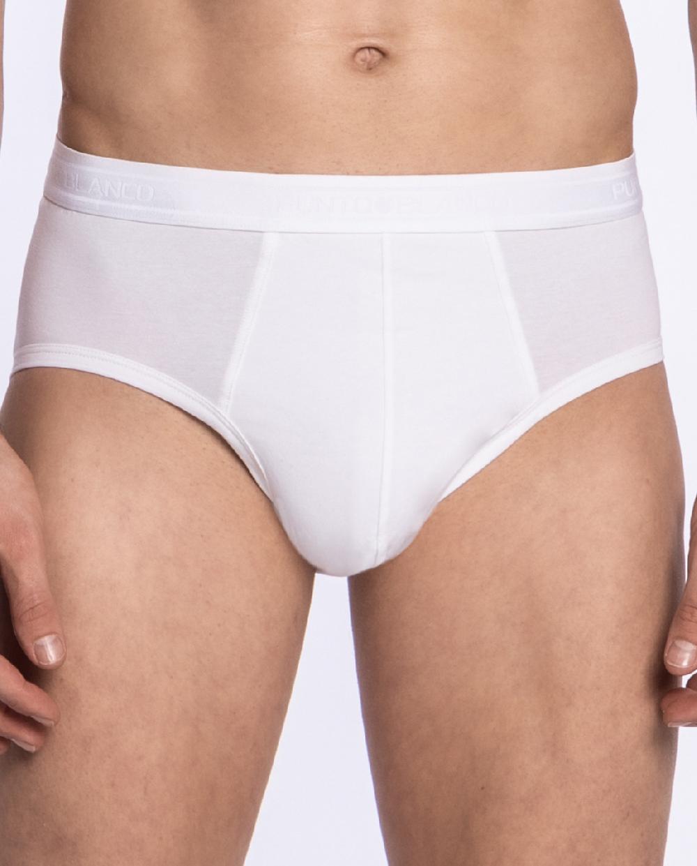 Punto Blanco Slip De Algodón Mercerizado Hilo Escocia