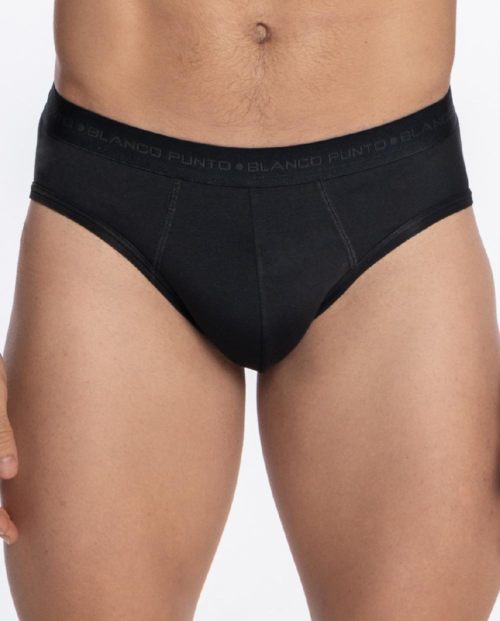 Punto Blanco Slip De Algodón Supima Y Micromodal - Luxury