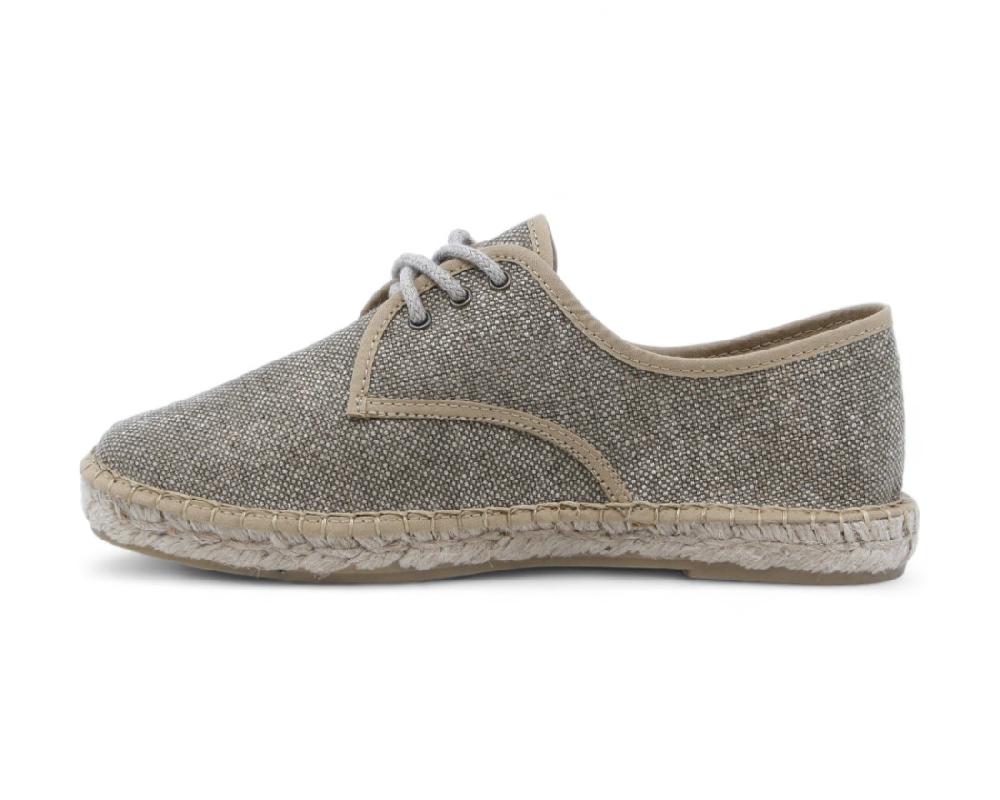 Raquel Perez Alpargata Esparto Borgia Rafia Crudo Hombre