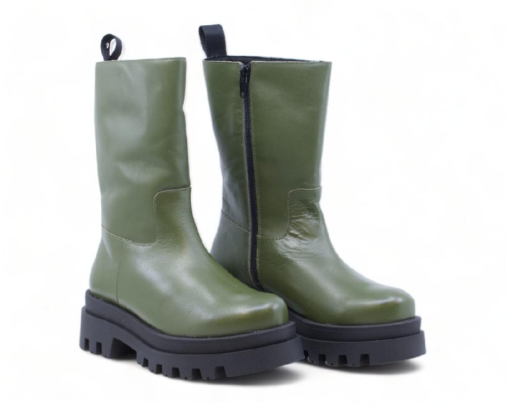 Raquel Perez Bota Estambul Verde Mujer