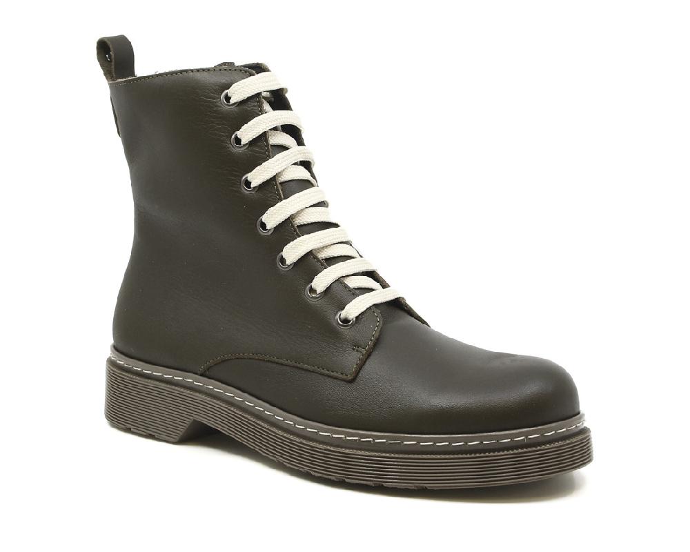 Raquel Perez Bota Militar Asti Kaki Mujer