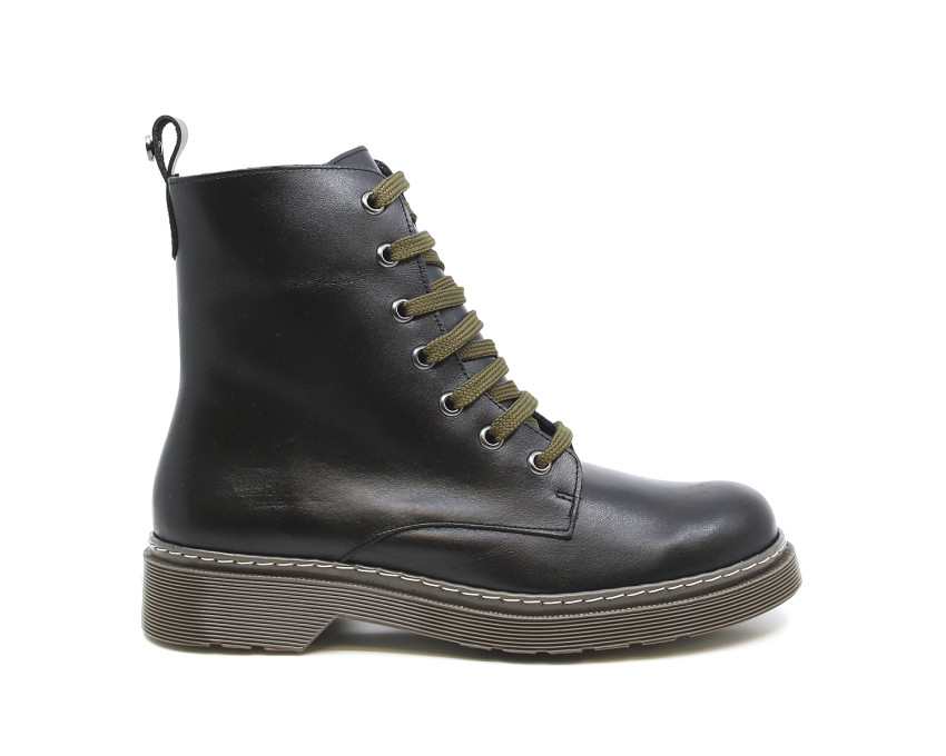 raquel perez Bota Militar Asti Negro Mujer