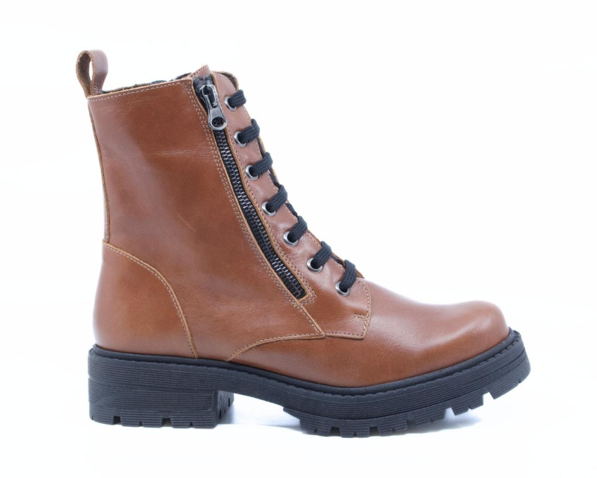 raquel perez Bota Militar Hanoi 23 Marrón Mujer