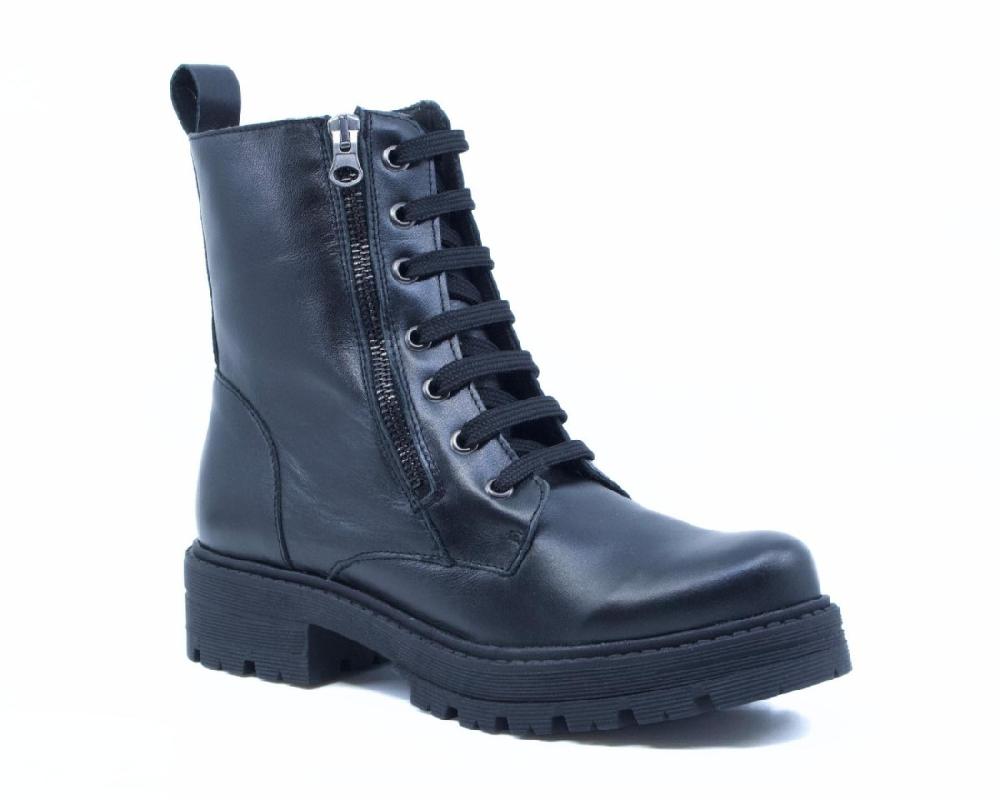 Raquel Perez Bota Militar Hanoi 23 Negro Mujer