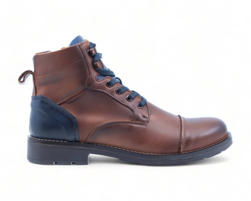 raquel perez Bota Pierre Marrón Marino Hombre